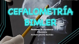 CEFALOMETRIA BIMLER [upl. by Gee]