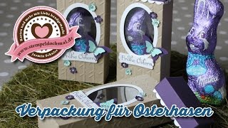 Tutorial Verpackung für einen Osterhasen mit Material von Stampin Up [upl. by Ada]