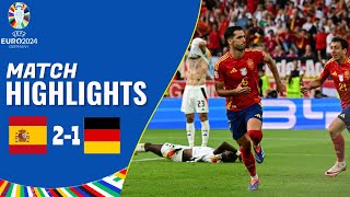 Spain vs Germany  21  Highlights  UEFA Euro 2024  germany vs spain [upl. by Encratia]