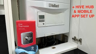 Hive V3 Thermostat Installation In 10 Mins  Combi Boiler Wiring  Vaillant EcoTec Pro [upl. by Hajin]