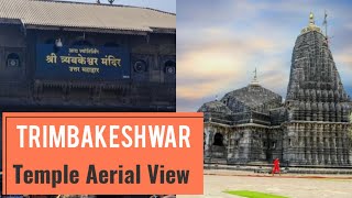 Trimbakeshwar temple aerial view  Trimbakeshwar temple drone view  Trimbakeshwar drone view [upl. by Nyvek212]