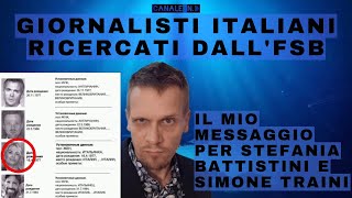 Mandato di arresto russo per 2 giornalisti della RAI Il mio videomessaggio [upl. by Annai]