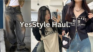 yesstyle korean fashion haul [upl. by Manup]