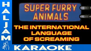 Super Furry Animals  The International Language of Screaming karaoke [upl. by Arramat]