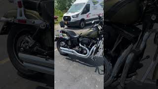 2016 Dyna Fat Bob W Vance amp Hines walk around [upl. by Annayt]