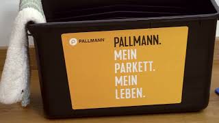 Geölter Parkett Richtige Pflege und Reinigung mit PALLMANN [upl. by Khano]