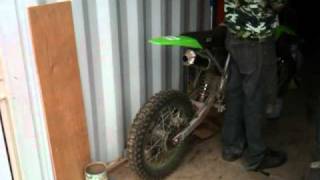 GIOVANNI 250cc dirtbike cold start [upl. by Attena523]