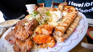 Best Restaurants in Los Angeles  BIG KABOB PLATTER  MustEat Food Tour in LA [upl. by Annabella]