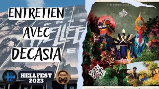 Entretien avec Decasia  Hellfest 2023 [upl. by Ahsikar]