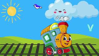 Little Train Song 🚂🎶  Fun Train Adventure for Kids [upl. by Tuppeny433]