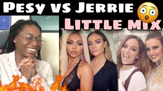 PESY VS JERRIE REACTION Little Mix ship wars😳 [upl. by Ettelracs840]