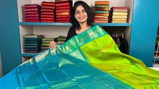 Pure Kanchipuram Silk Sarees Traditional [upl. by Arrol]