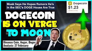 This Changes Everything For Dogecoin PRICE 🥶 ELON MUSK Whale Now TRUMP SPEECH 👊PRICE PREDICTION [upl. by Lewanna]