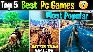 Top 5 Best Pc Games  Most Popular Games In The World  High graphics pc game download in 2024 [upl. by Lau]