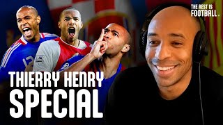 Thierry Henry on Lionel Messi THAT Pires penalty and Artetas Arsenal  Exclusive Interview [upl. by Barstow]