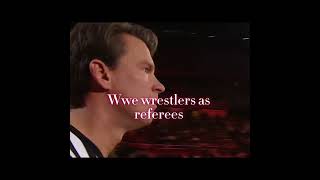 Wwe wrestlers as referees 😈 [upl. by Aniuqaoj]