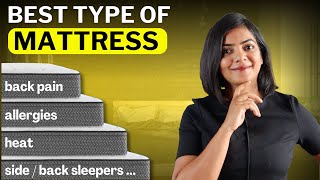 👆What type of Mattress to buy for Back Pain Heat Allergies Best Mattresses in India by need [upl. by Manuela]