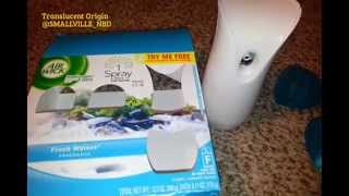 UNBOXING Air Wick Freshmatic Ultra Automatic Air Freshener System Starter Kit [upl. by Cowan]