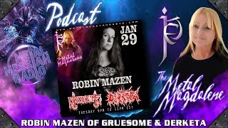 Robin Mazen bassist of DerketaGruesomeCastrator and TM interview on Metal Messiah Radio [upl. by Rowena58]