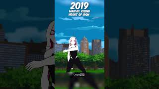 Evolution of GhostSpider  Gwen Stacy evolution gwenstacy acrossthespiderverse [upl. by Aiekram]