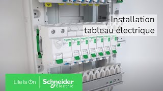 Tuto  installation et branchement tableau électrique Resi9 XE  Schneider Electric France [upl. by Amekahs]