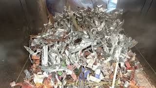 Scrap Metal Shredder Machine Metal Shredding Metal Crushing Scrap Shredder MetalCrusherMachine [upl. by Niessuh]