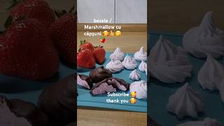 bezele cu căpşuni Marshmallow viral food youtubeshorts foodlover foodblogger foryou fypviral [upl. by Mahmud]