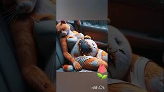 Pregnant mumma accident😭🥺 cat cuteanimal trending funny cutepet animation cutecat pets [upl. by Silvester682]