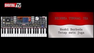 Mas Wahyu Nugroho belajar lagu Indonesia Jaya versi piano orgen aplikasi ORG24 HP Android [upl. by Beaufert]