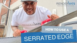 GET FLAT WALLS  how to use a serrated edge [upl. by Eilime]