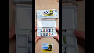 Create Stunning Landscapes Winsor amp Newton Cotman Watercolor Paint Set Review amp Demo [upl. by Moore326]