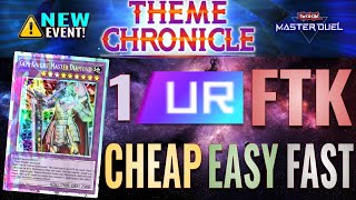 Theme Chronicles 1 UR GemKnights Cheapest Easiest Fastest 2 Cards FTK  YuGiOh Master Duel [upl. by Dahij]