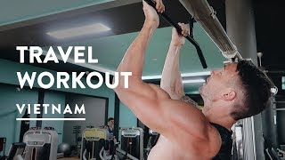 OUR TRAVEL WORKOUT AT SUPERFIT GYM HOI AN  Digital Nomad Fitness  Vietnam Vlog 072 [upl. by Hanikas]