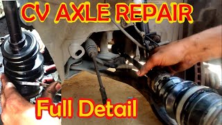 How To Repair Drive ShaftAxle  Axle Boot से Grease Leak Repair  CV Axle Joint Boot Replacement [upl. by Neelyahs942]