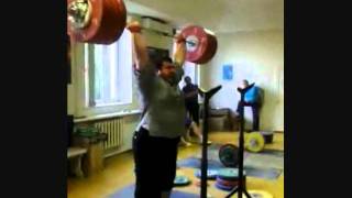 Chingiz Mogushkov  518 lb Push Press  235kg [upl. by Seely]