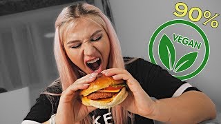 Zkouším VEGANSKÝ burger  Budu Vegan [upl. by Nedi]