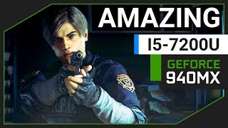 Resident Evil 2 Remake Demo  Nvidia Geforce 940MX  i5 7200U [upl. by Ariamoy]