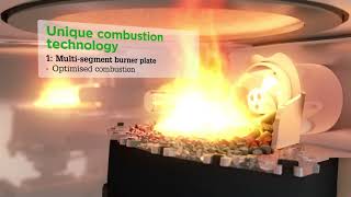 Pellet boiler Pellematic Condens  The new dimension in pellet condensing technology [upl. by Aleinad]