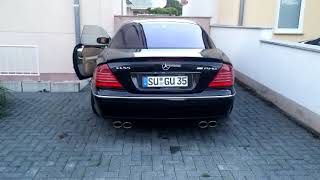 Mercedes Benz w215 cl500 Coldstart Start exhaust Sound is Crazy Straight pipe accerelation [upl. by Greggs]