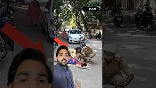 Police wale ne ki pregnent ladies ki help cctvcamera police cctvkit [upl. by Camfort]