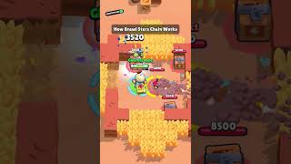 Brawlers Chain Goes well 💀😂  Brawl Stars brawlstars shorts [upl. by Cutcheon]