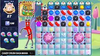 Candy Crush Saga Level 9016 NO BOOSTERS ✅🔄 NIGHTMARISHLY HARD Combolicious™ [upl. by Kyla]