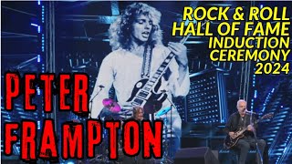 Peter Frampton Rock Hall Induction Ceremony 2024 [upl. by Finn]