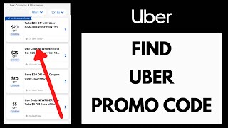 How to FIND UBER PROMO CODE 2023 [upl. by Yemac]