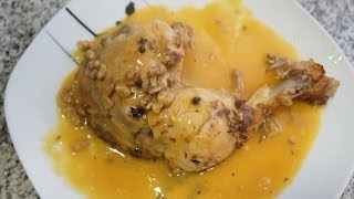 Pollo a la naranja en el horno [upl. by Satterfield]