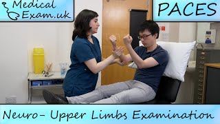 Neurology  Upper Limbs Examination Routine  PACES Teaching [upl. by Soulier]