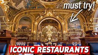 Paris Most ICONIC Restaurants You MustTry Once [upl. by Rednasela]