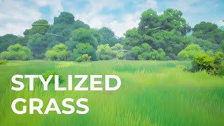 Stylized Grass Tutorial [upl. by Newbold]