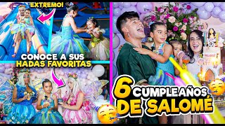 ASI FUE EL 6 CUMPLEAÑOS DE MI HIJA SALOMÉ😍🎂 [upl. by Kanal]