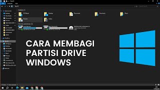 Cara Membuat Local Disk D Partisi Drive Baru [upl. by Gruchot]